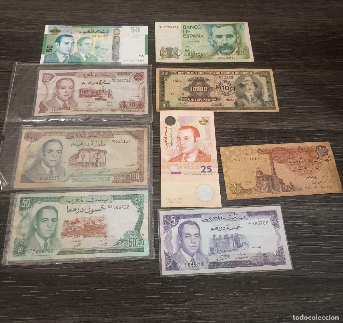 Monedas antiguas de &Aacute;frica: Billetes DH marruecos - Foto 1