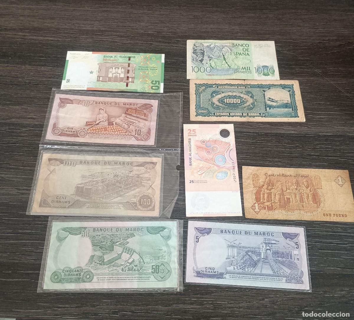 Monedas antiguas de &Aacute;frica: Billetes DH marruecos - Foto 2