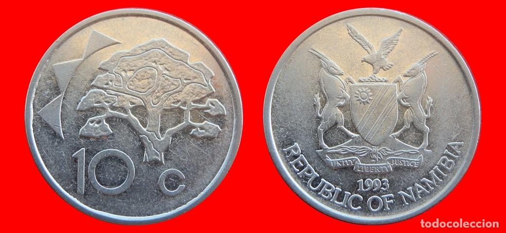 Monedas antiguas de &Aacute;frica: 10 CENTAVOS 1993 NAMIBIA-134360 - Foto 1