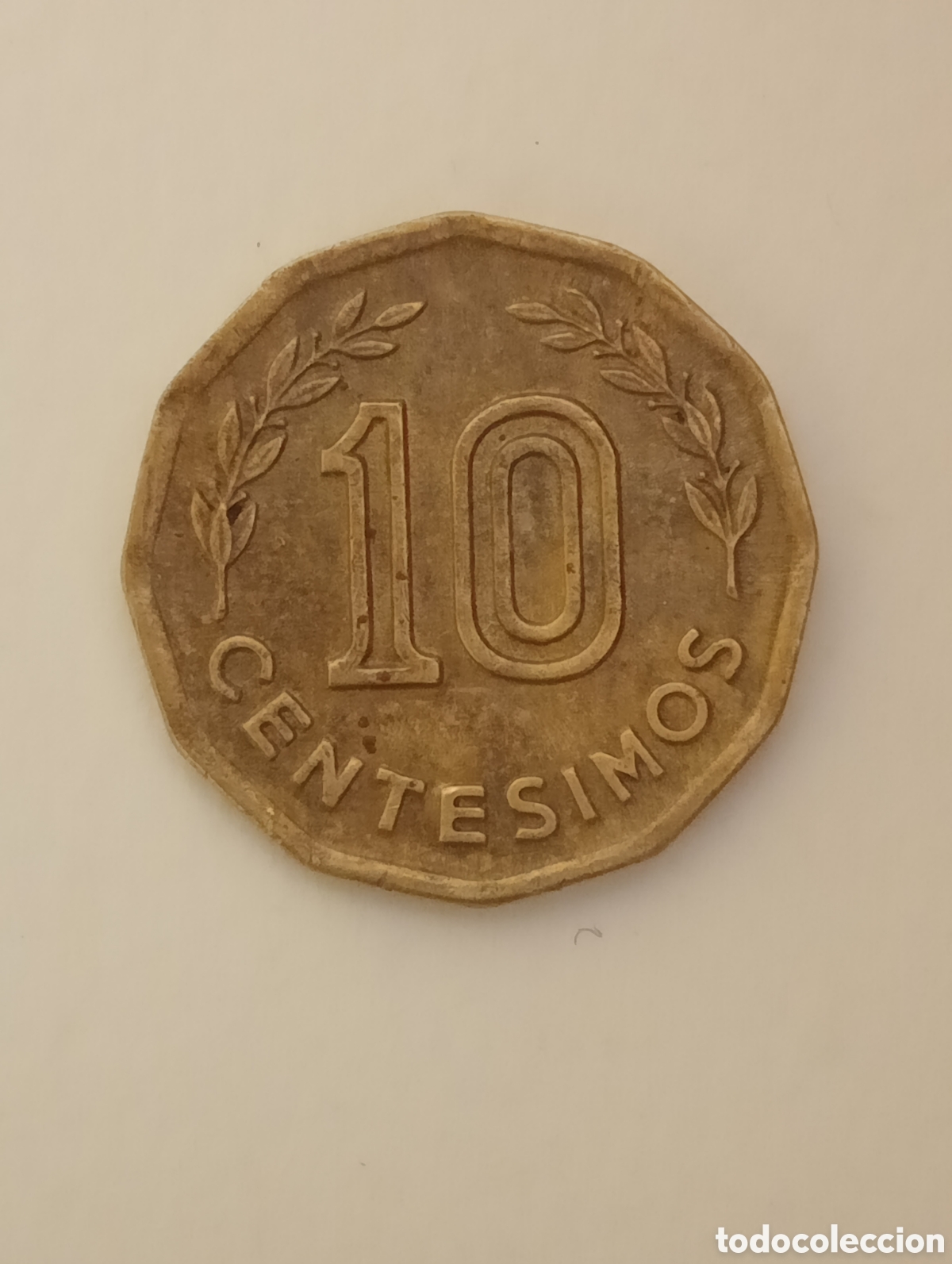 Monedas antiguas de &Aacute;frica: URUGUAY 10 C&Eacute;NTIMOS 1976 - Foto 2