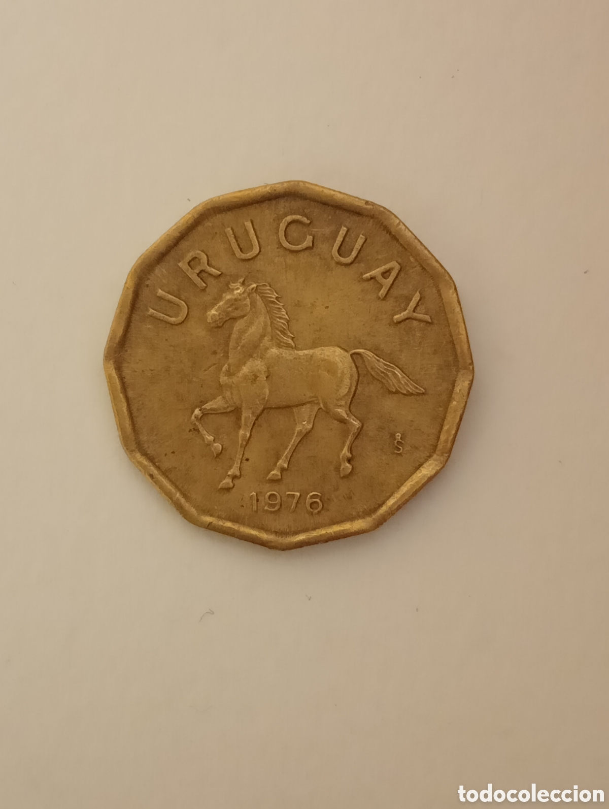 Monedas antiguas de &Aacute;frica: URUGUAY 10 C&Eacute;NTIMOS 1976 - Foto 1