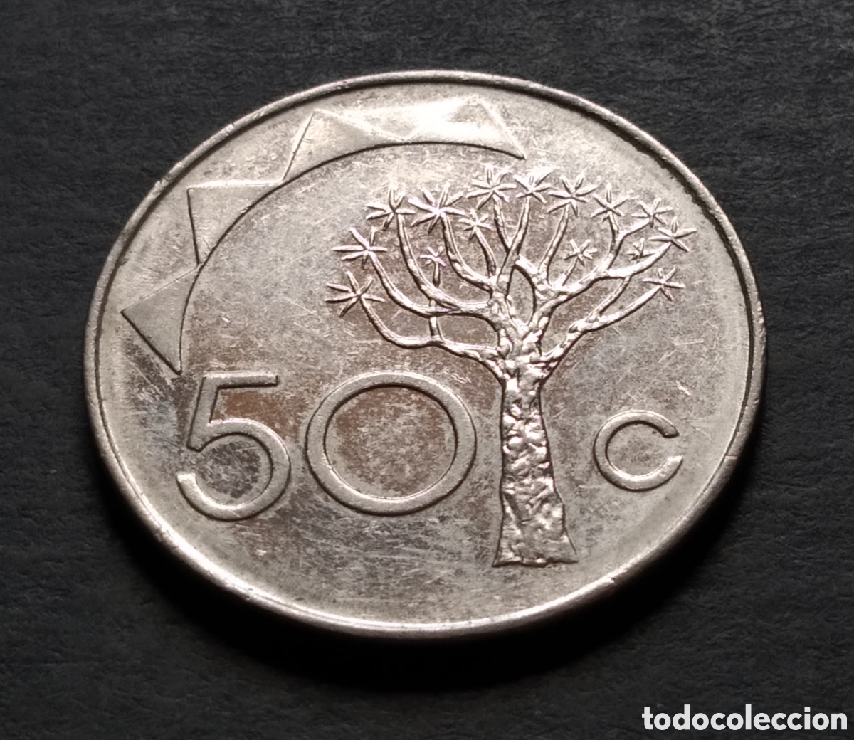 Monedas antiguas de &Aacute;frica: MONEDA - NAMIBIA 50 CENTAVOS 1993 - Foto 3