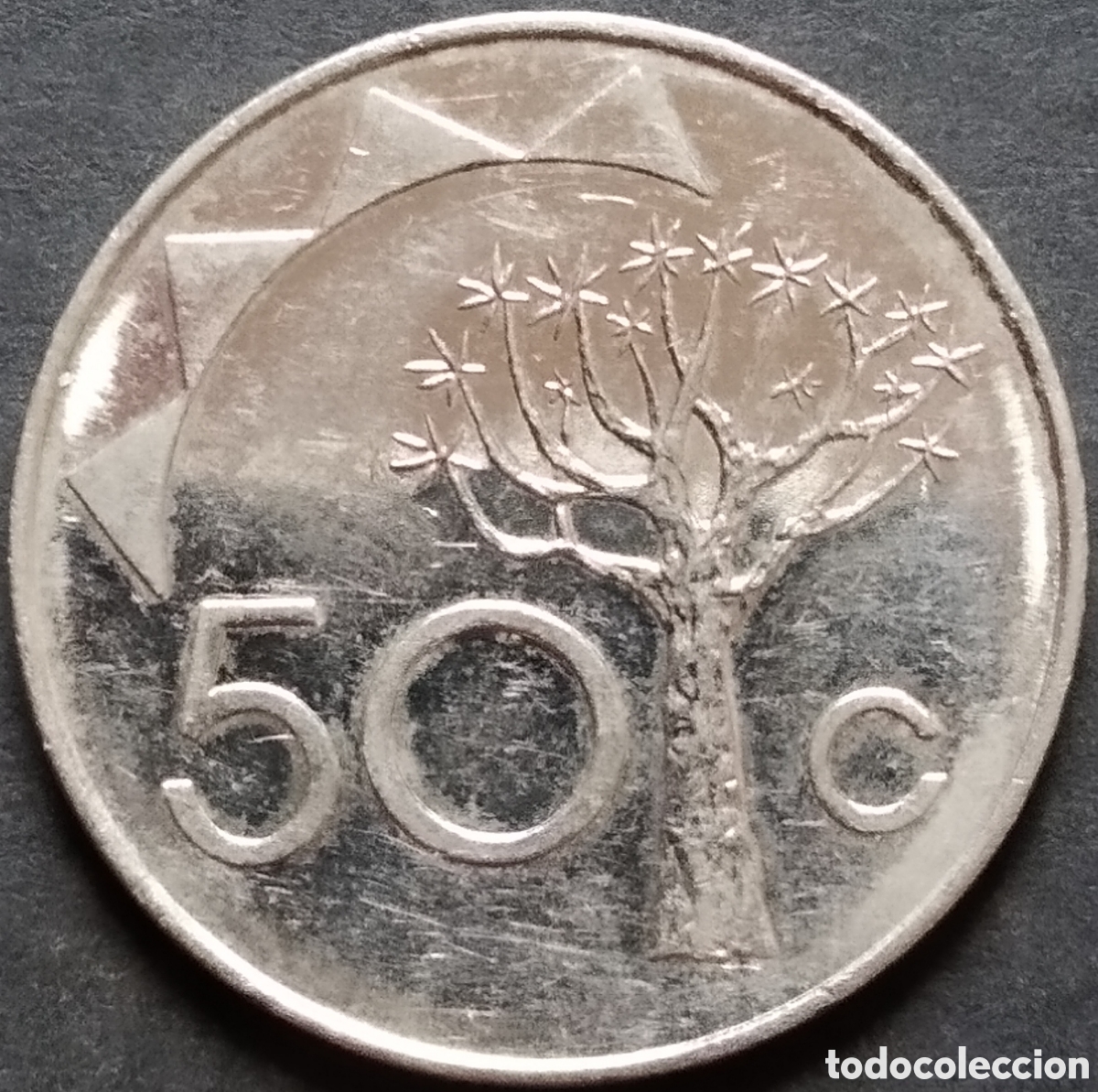 Monedas antiguas de &Aacute;frica: MONEDA - NAMIBIA 50 CENTAVOS 1993 - Foto 1
