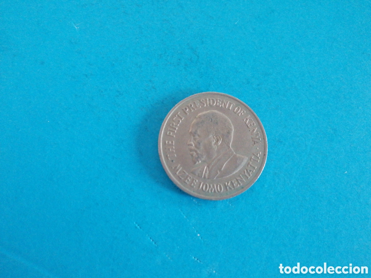 Monedas antiguas de &Aacute;frica: 1 chelin de Kenia 1971 - Foto 2