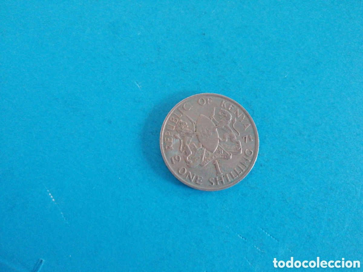 Monedas antiguas de &Aacute;frica: 1 chelin de Kenia 1971 - Foto 1