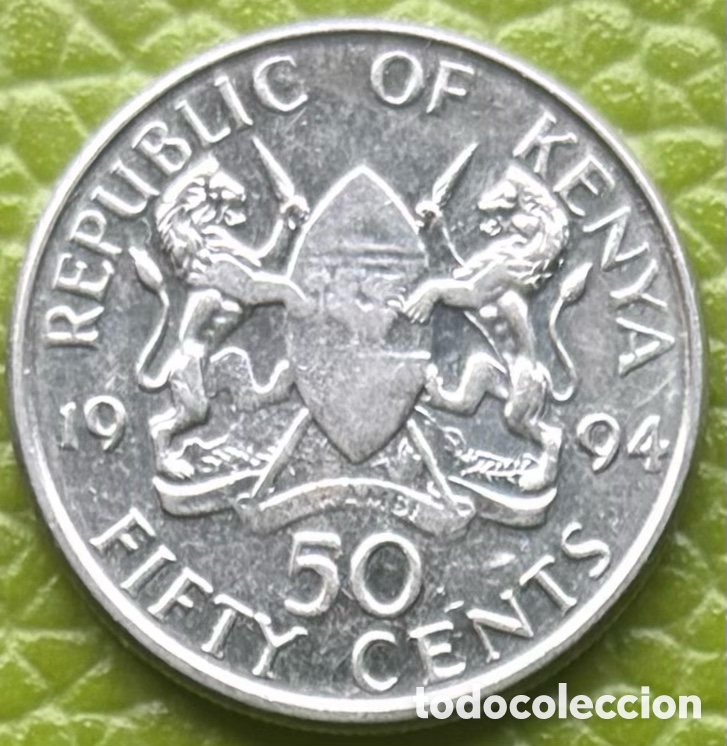 Monedas antiguas de &Aacute;frica: KENYA. 50 CENTS. 1994. DANIEL TOROITICH - Foto 2