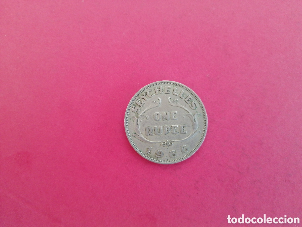 Monedas antiguas de &Aacute;frica: 1 rupia de Seychelles 1966 - Foto 1
