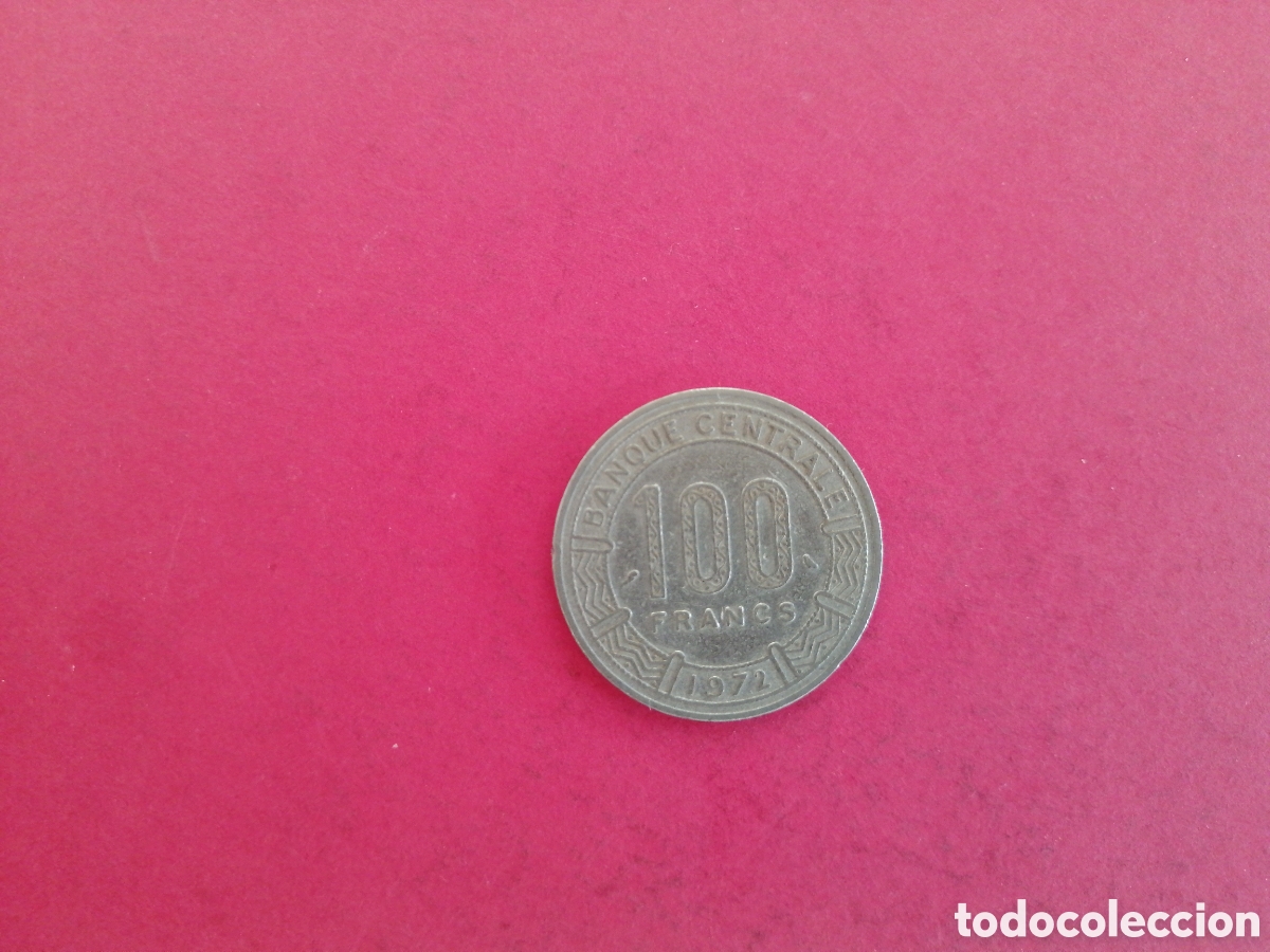 Monedas antiguas de &Aacute;frica: 100 francos de Chad Tchad 1972 - Foto 2