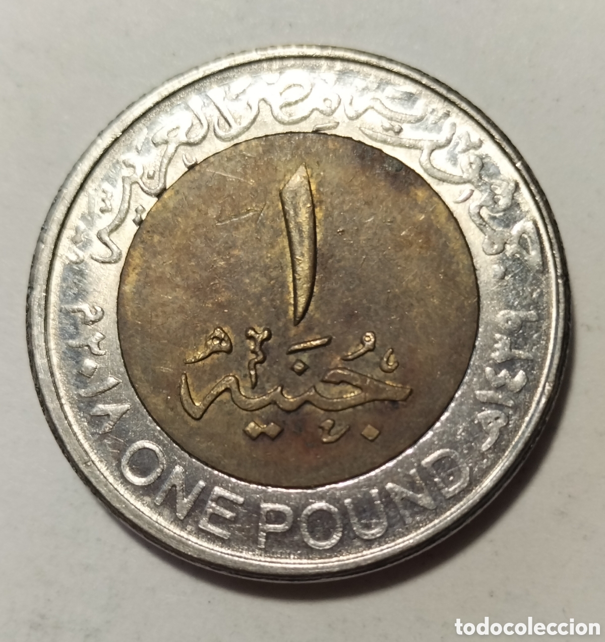 Monedas antiguas de &Aacute;frica: Moneda 1 libra 2018 Egipto - Foto 1