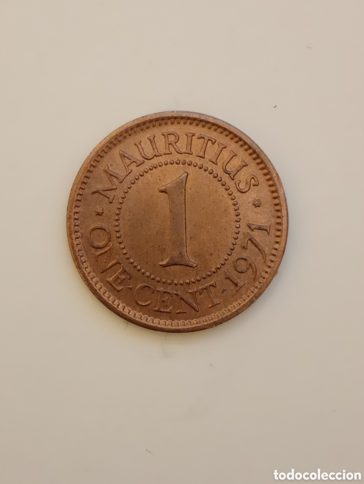 Monedas antiguas de &Aacute;frica: MAURICIO 1 CENT. 1971 S/C - Foto 2