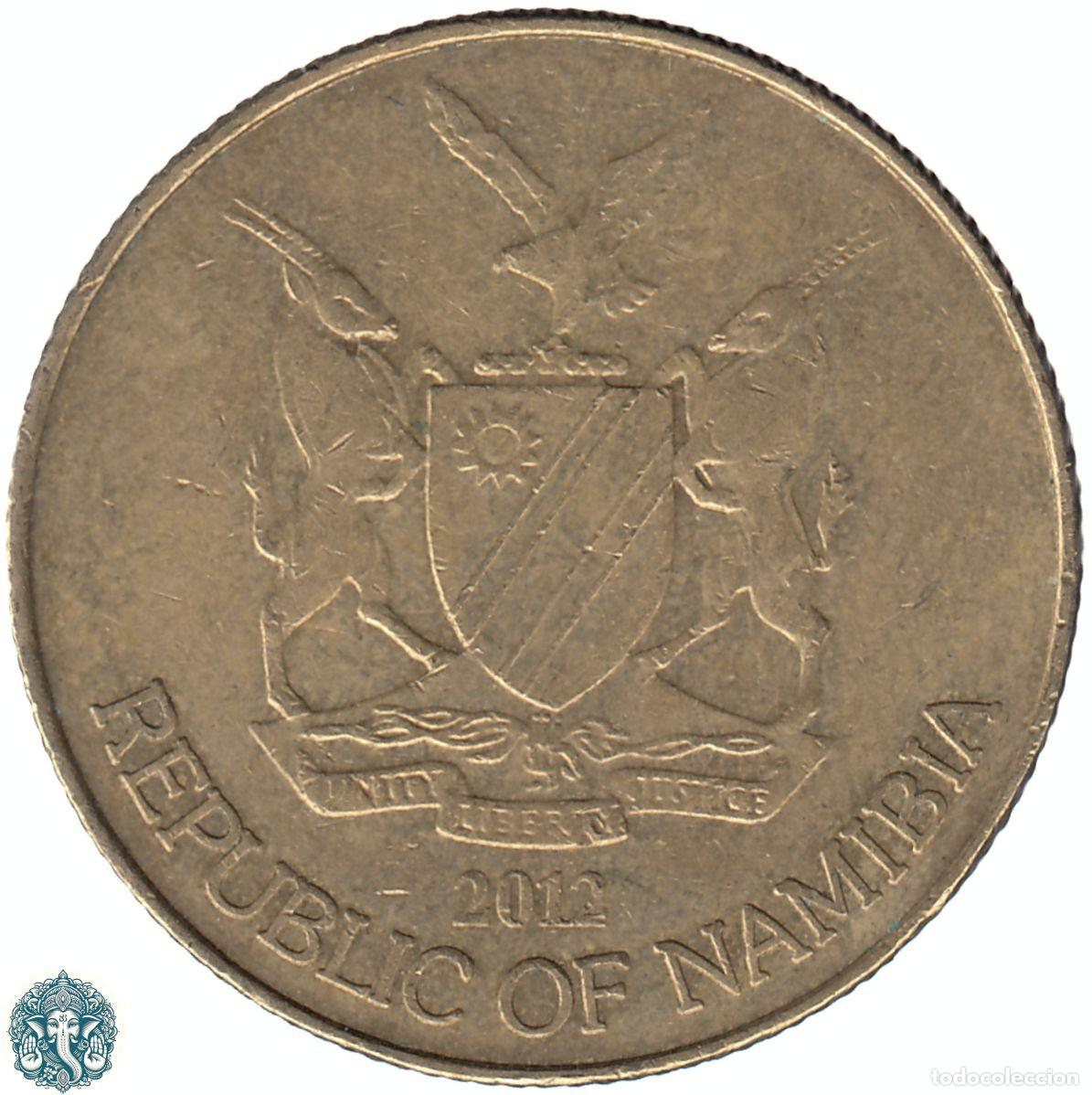 Monedas antiguas de &Aacute;frica: NAMIBIA 5 D&oacute;lares 2012 KM#5 - Foto 2