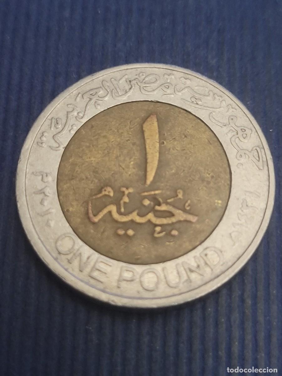 Monedas antiguas de &Aacute;frica: Moneda 1 libra 2010 Egipto - Foto 2