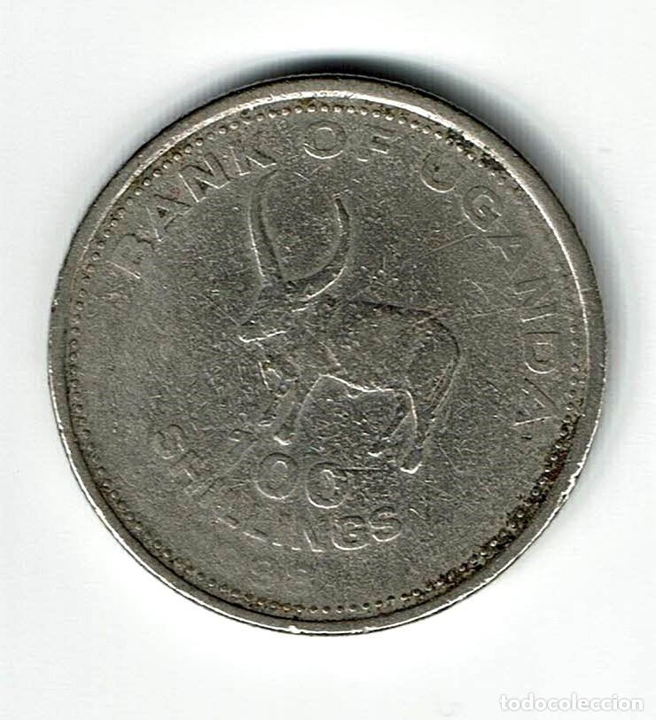 Monedas antiguas de &Aacute;frica: UGANDA 100 SHILLING 1998 - Foto 1