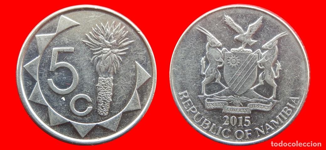 Monedas antiguas de &Aacute;frica: 5 CENTAVOS 2015 NAMIBIA-137636 - Foto 1