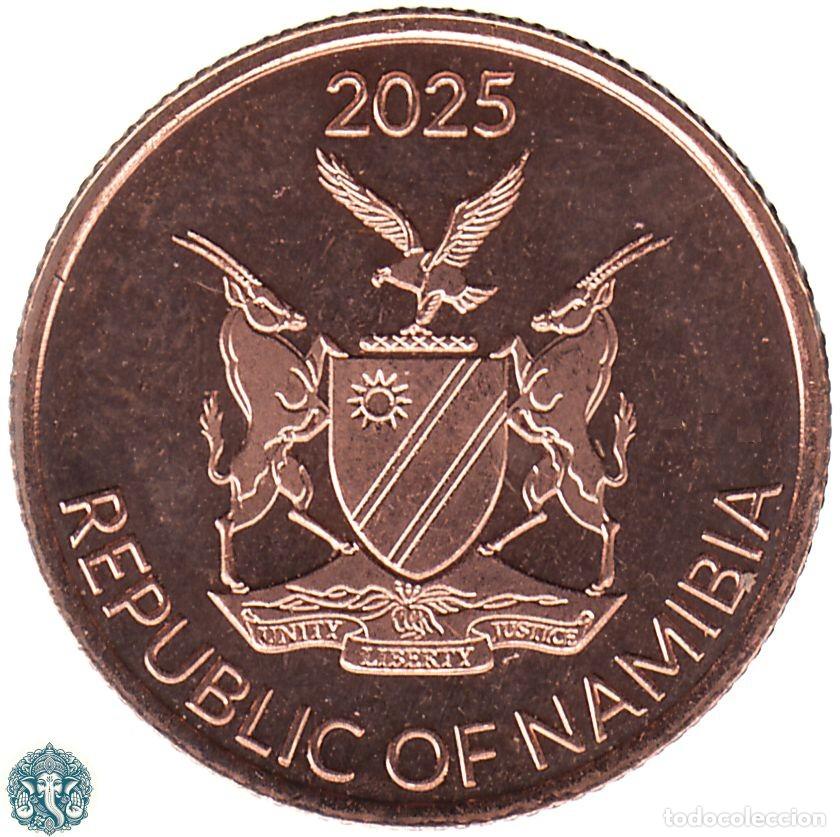 Monedas antiguas de &Aacute;frica: NAMIBIA 20 Centavos 2025 KM#- - Foto 2