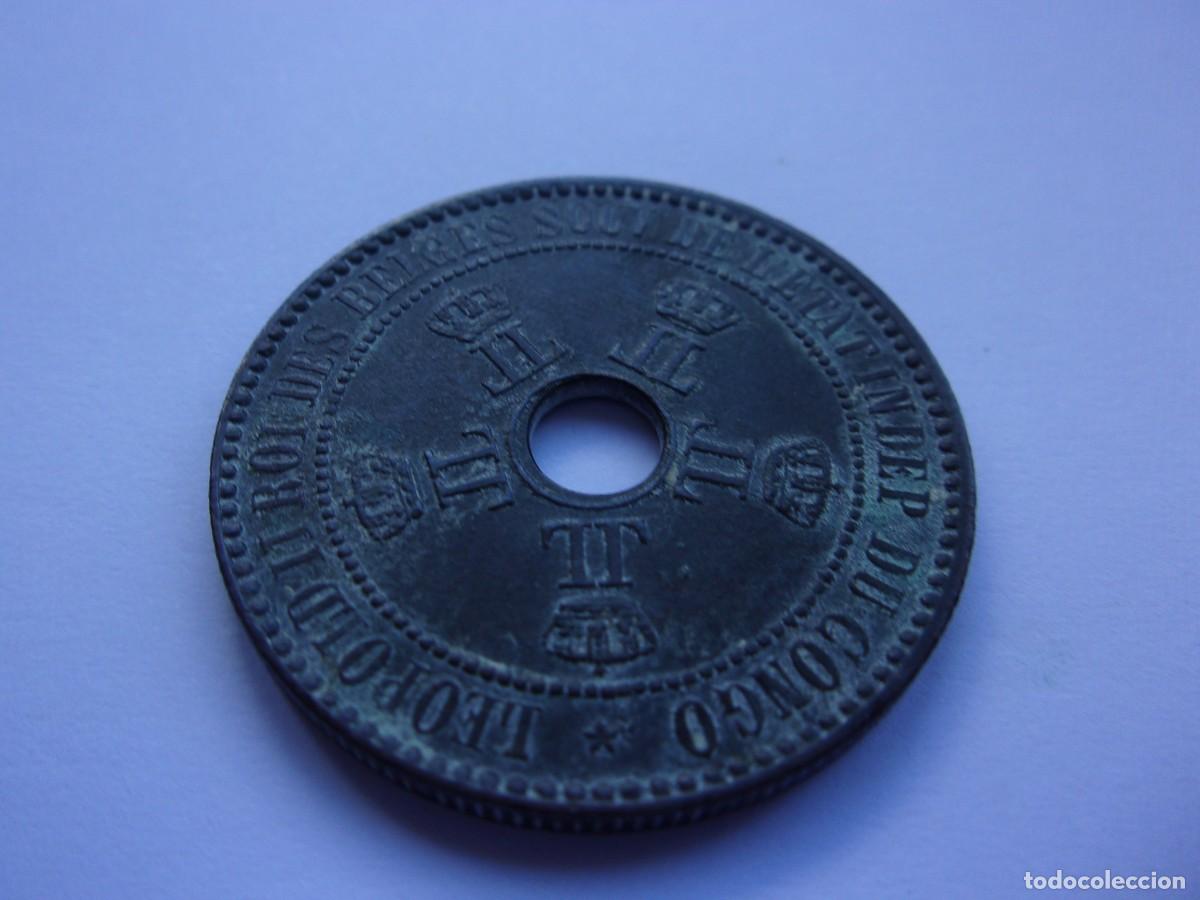 Monedas antiguas de &Aacute;frica: 12SCK16 Congo 5 centimes 1887 - Foto 4