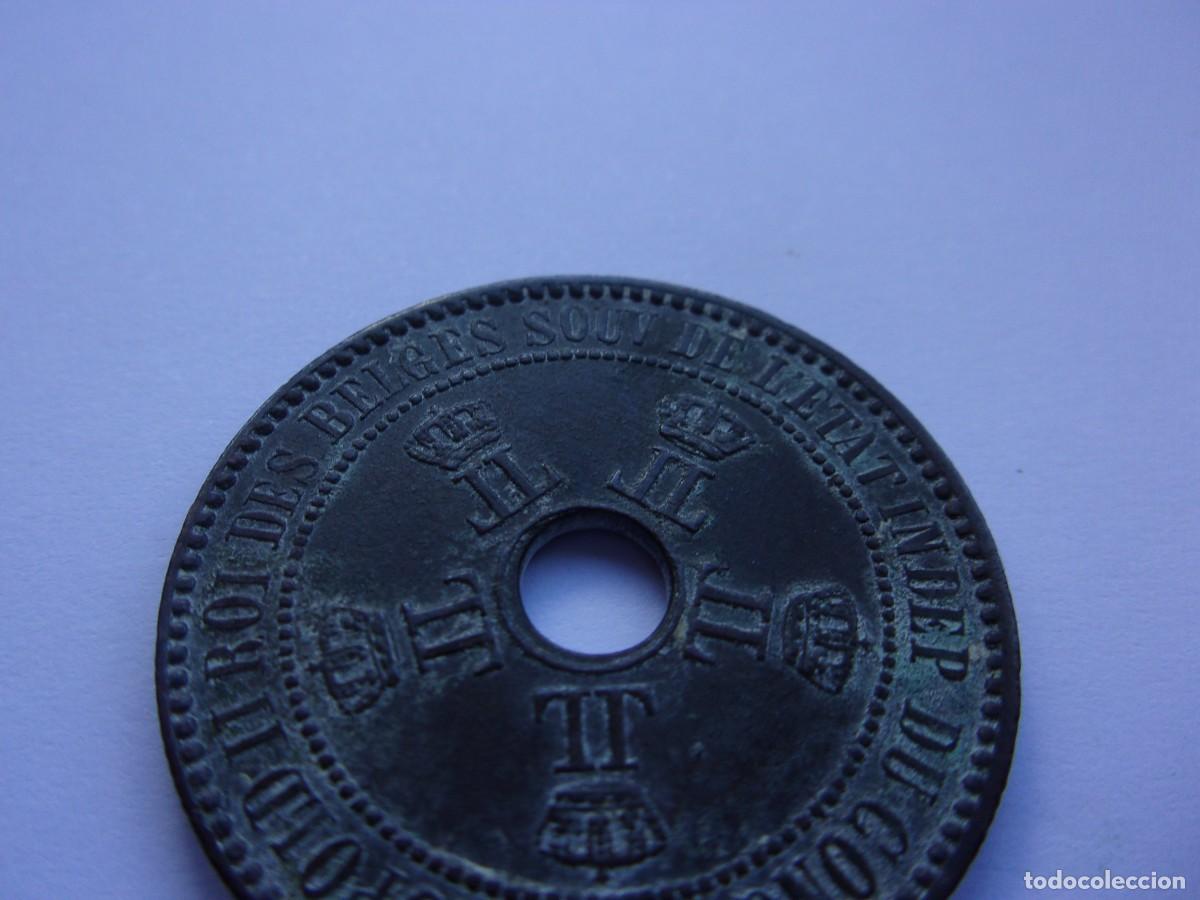 Monedas antiguas de &Aacute;frica: 12SCK16 Congo 5 centimes 1887 - Foto 5