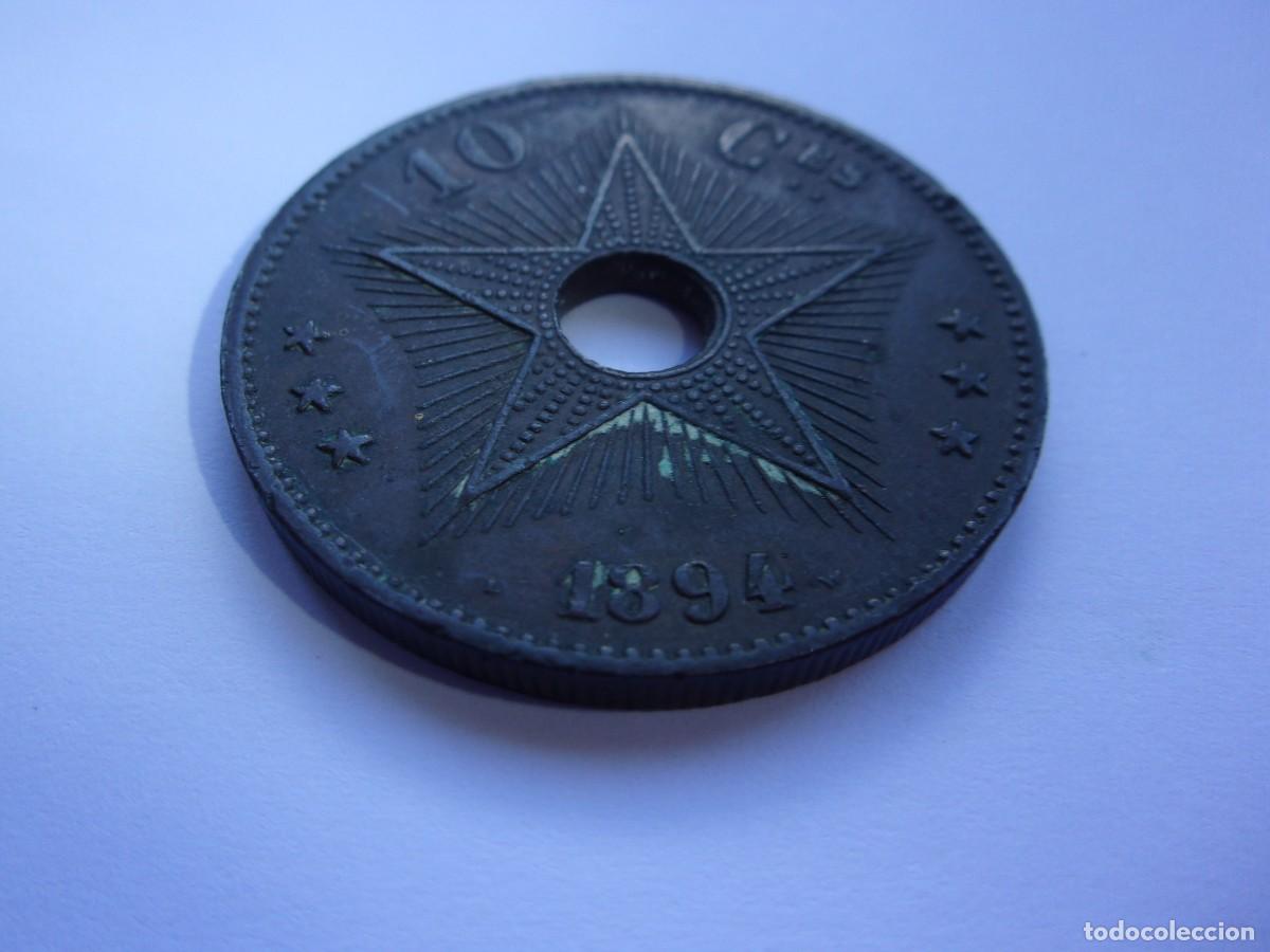 Monedas antiguas de &Aacute;frica: 13SCK16 Congo 10 centimes 1894 - Foto 3