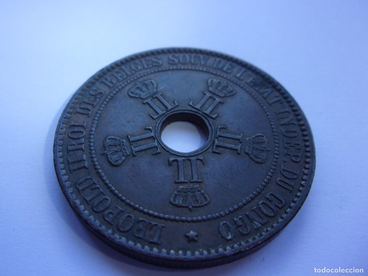 Monedas antiguas de &Aacute;frica: 13SCK16 Congo 10 centimes 1894 - Foto 4