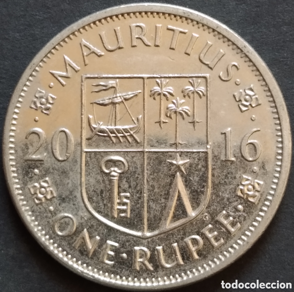 Monedas antiguas de &Aacute;frica: MONEDA - MAURICIO 1 RUPIA 2016 - Foto 1