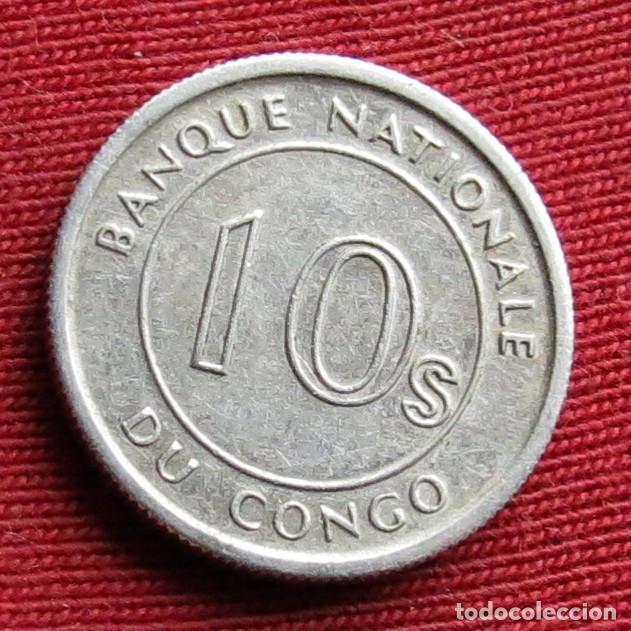 Monedas antiguas de &Aacute;frica: Congo 10 sengi 1967 . - Foto 2