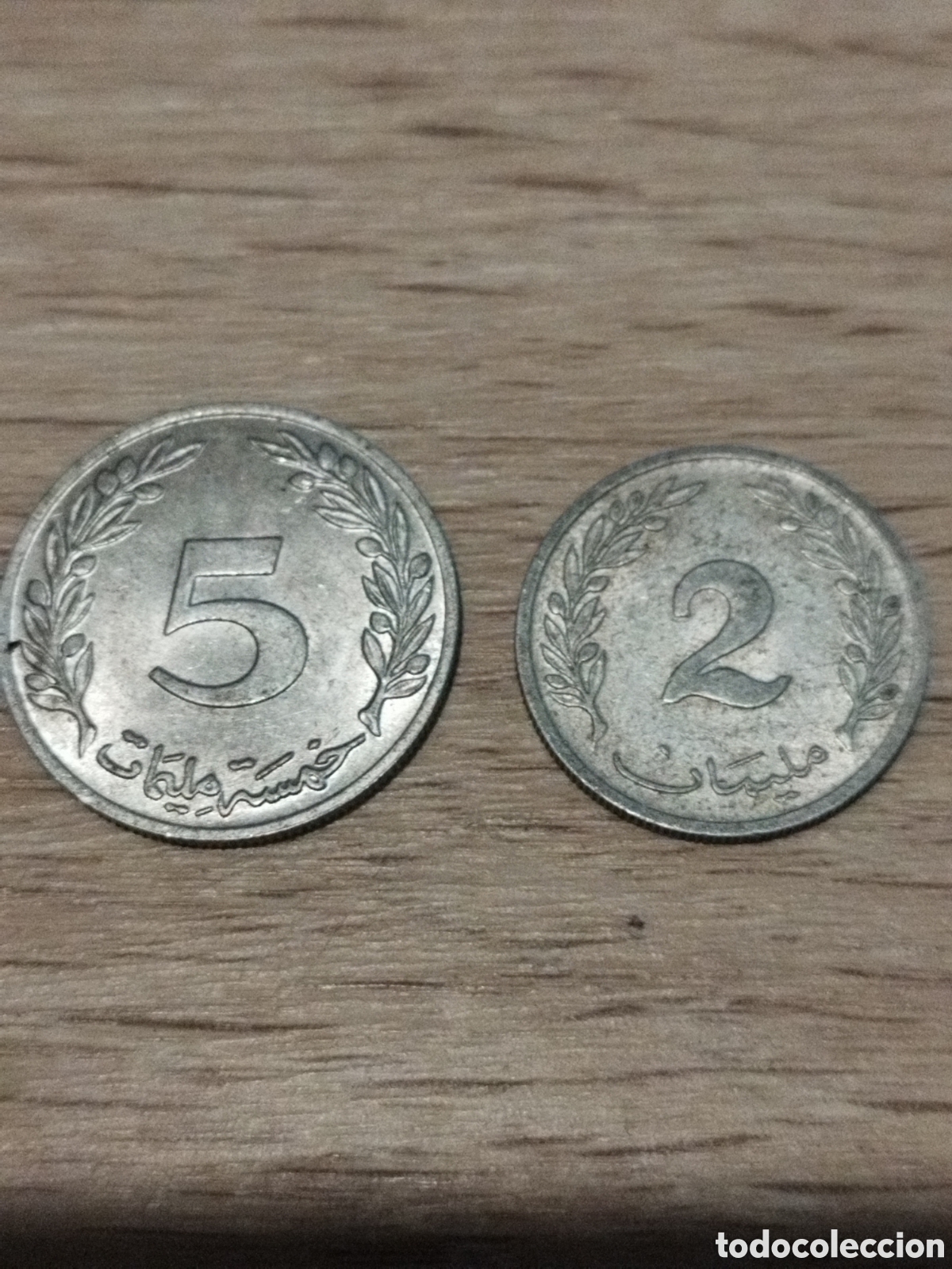 Monedas antiguas de &Aacute;frica: Lote de monedas de tunez - Foto 2