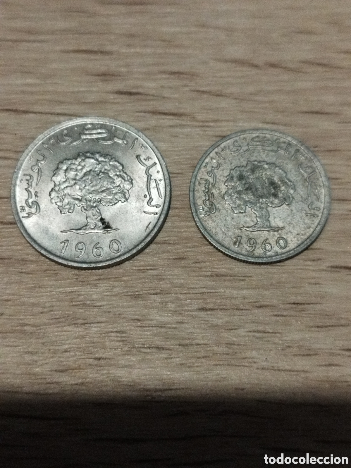 Monedas antiguas de &Aacute;frica: Lote de monedas de tunez - Foto 1