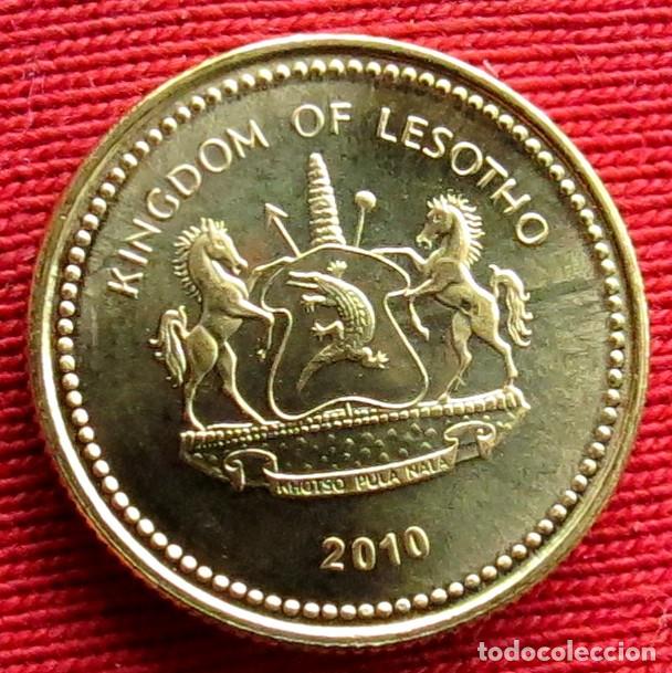 Monedas antiguas de &Aacute;frica: Lesotho 10 lisente 2010 UNC - Foto 2