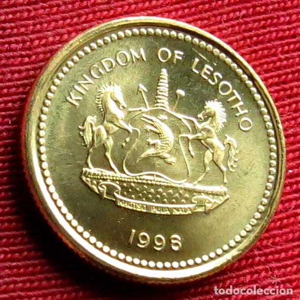Monedas antiguas de &Aacute;frica: Lesotho 10 lisente 1998 UNC - Foto 2