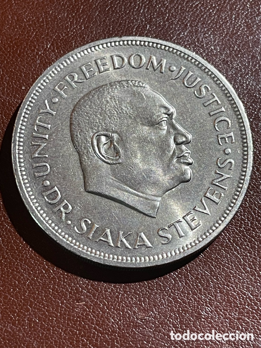 Monedas antiguas de &Aacute;frica: Moneda Sierra Leona. - Foto 1
