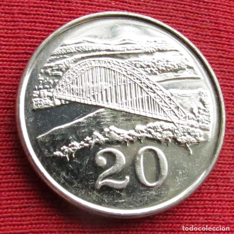 Monedas antiguas de &Aacute;frica: Zimbabwe 20 cents 2002 - Foto 1