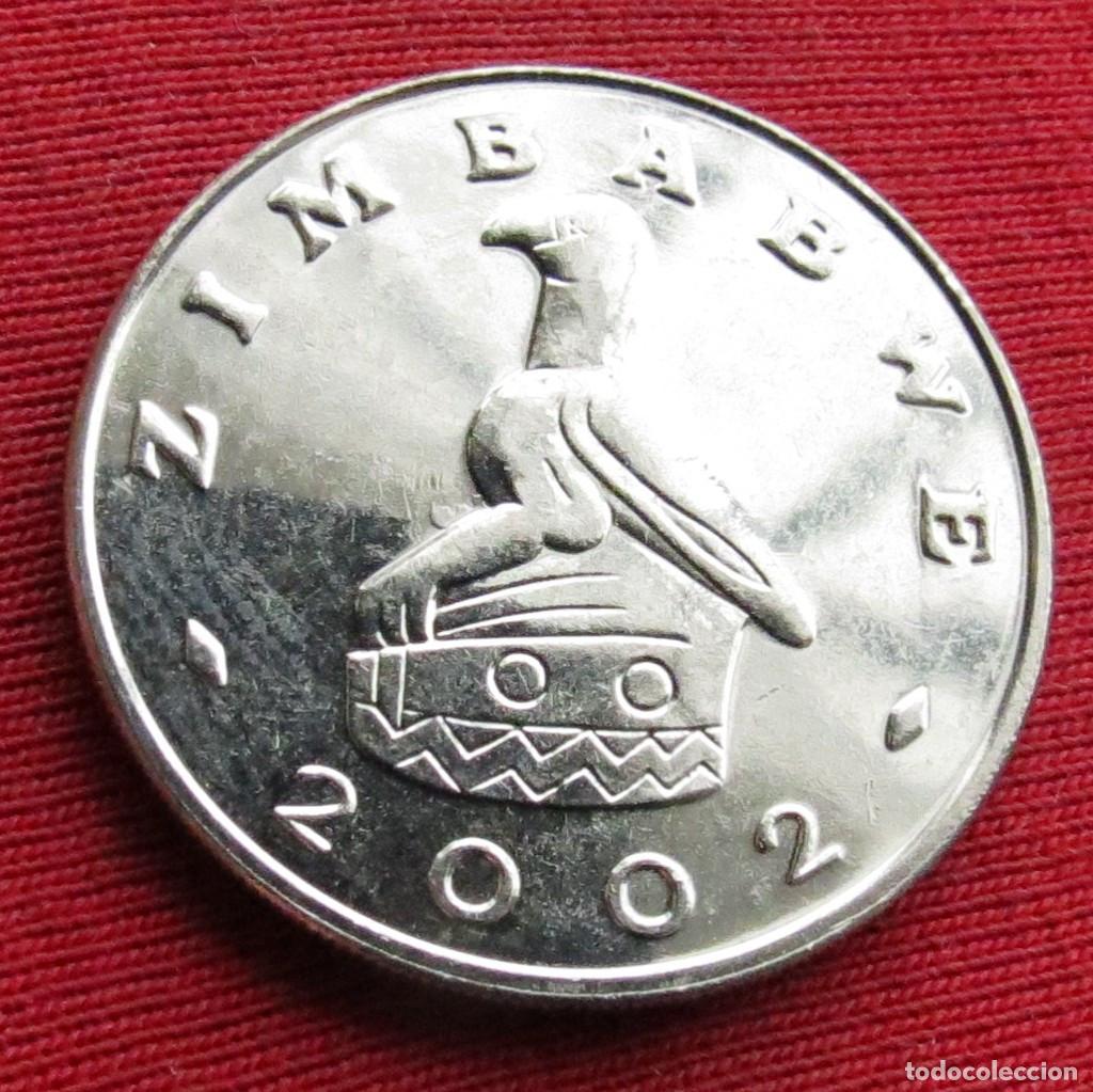 Monedas antiguas de &Aacute;frica: Zimbabwe 1 $ 2002 ... - Foto 2