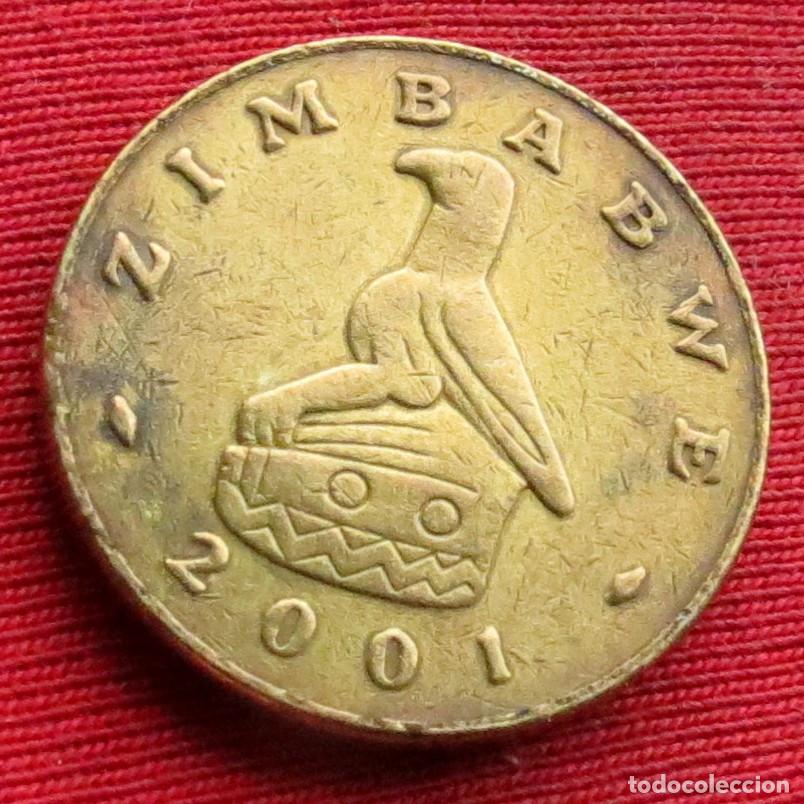 Monedas antiguas de &Aacute;frica: Zimbabwe 2 $ 2001 ... - Foto 2