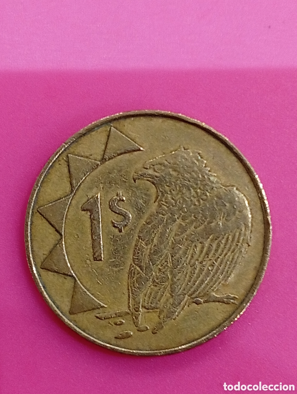 Monedas antiguas de &Aacute;frica: Moneda de Namibia 1dolar km#4 1993 - Foto 2
