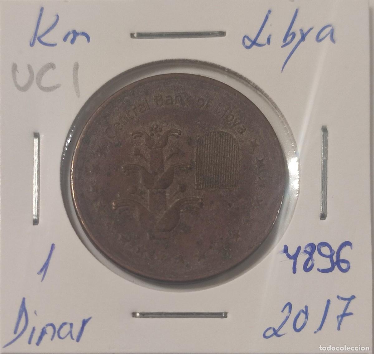 Monedas antiguas de &Aacute;frica: MONEDA DE LIBYA 1 DINAR 2017 - Foto 1