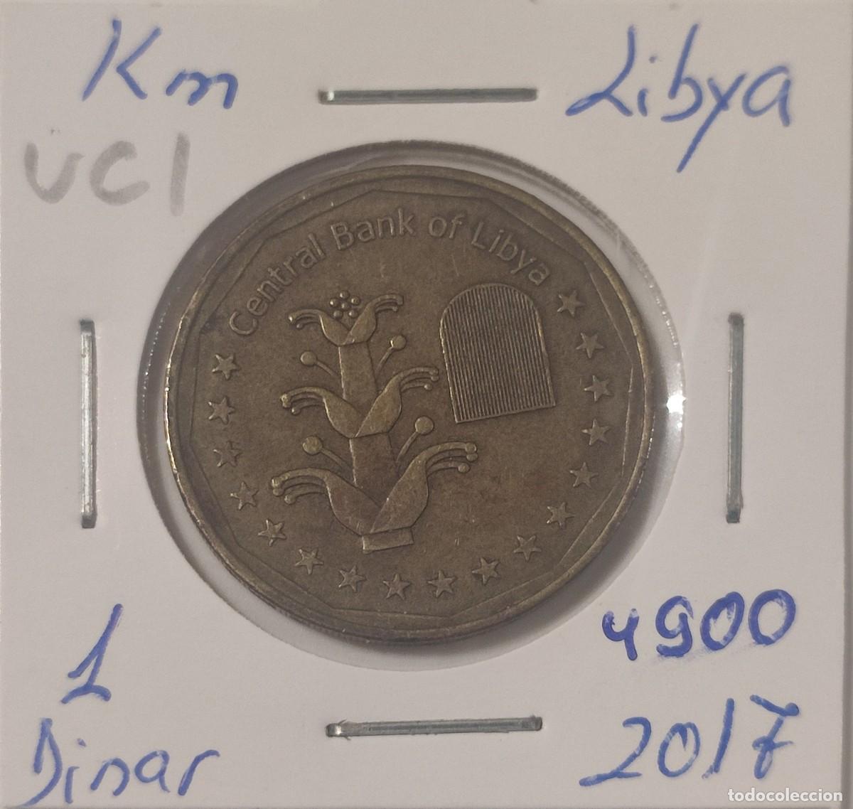 Monedas antiguas de &Aacute;frica: MONEDA DE LIBYA 1 DINAR 2017 - Foto 1