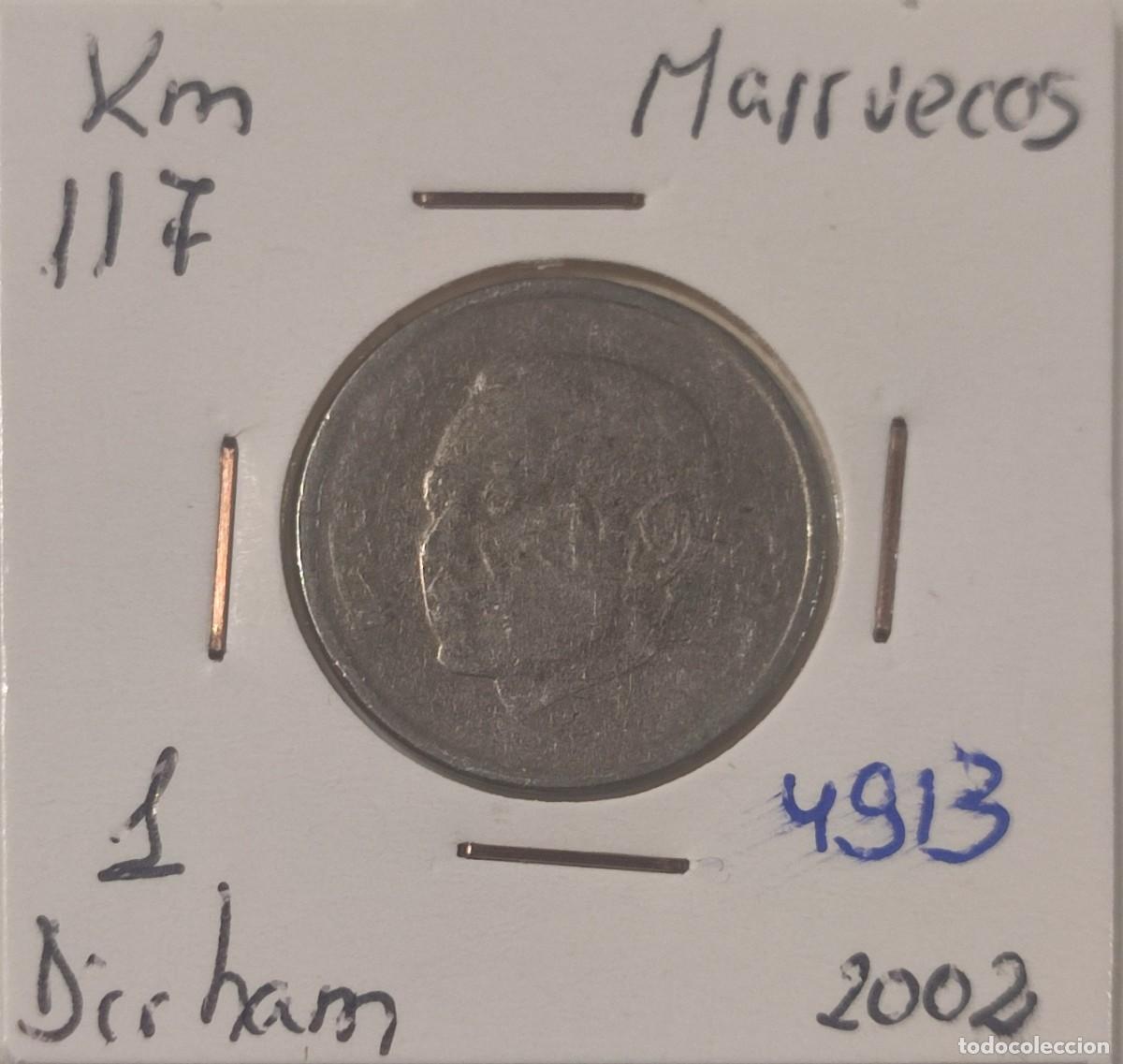 Monedas antiguas de &Aacute;frica: MONEDA DE MARRUECOS 1 DIRHAM 2002 - Foto 1