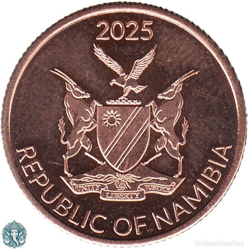 Monedas antiguas de &Aacute;frica: NAMIBIA 20 Centavos 2025 KM#- - Foto 2