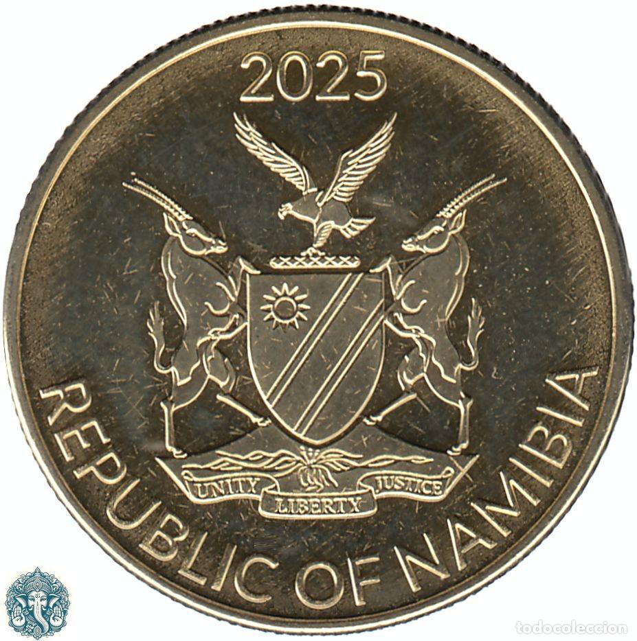 Monedas antiguas de &Aacute;frica: NAMIBIA 50 Centavos 2025 KM#- - Foto 2