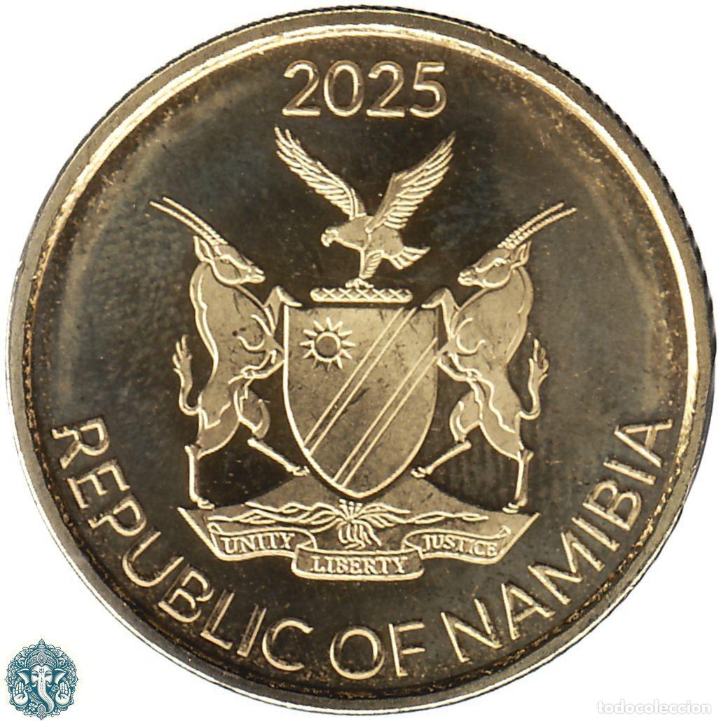 Monedas antiguas de &Aacute;frica: NAMIBIA 1 D&oacute;lar 2025 KM#- - Foto 2