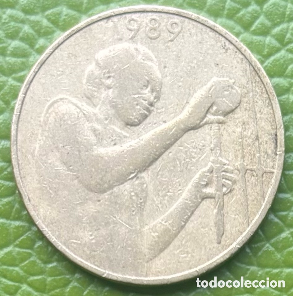 Moedas antigas de &Aacute;frica: &Aacute;FRICA DEL OESTE. 25 FRANCOS CFCA. 1989.
