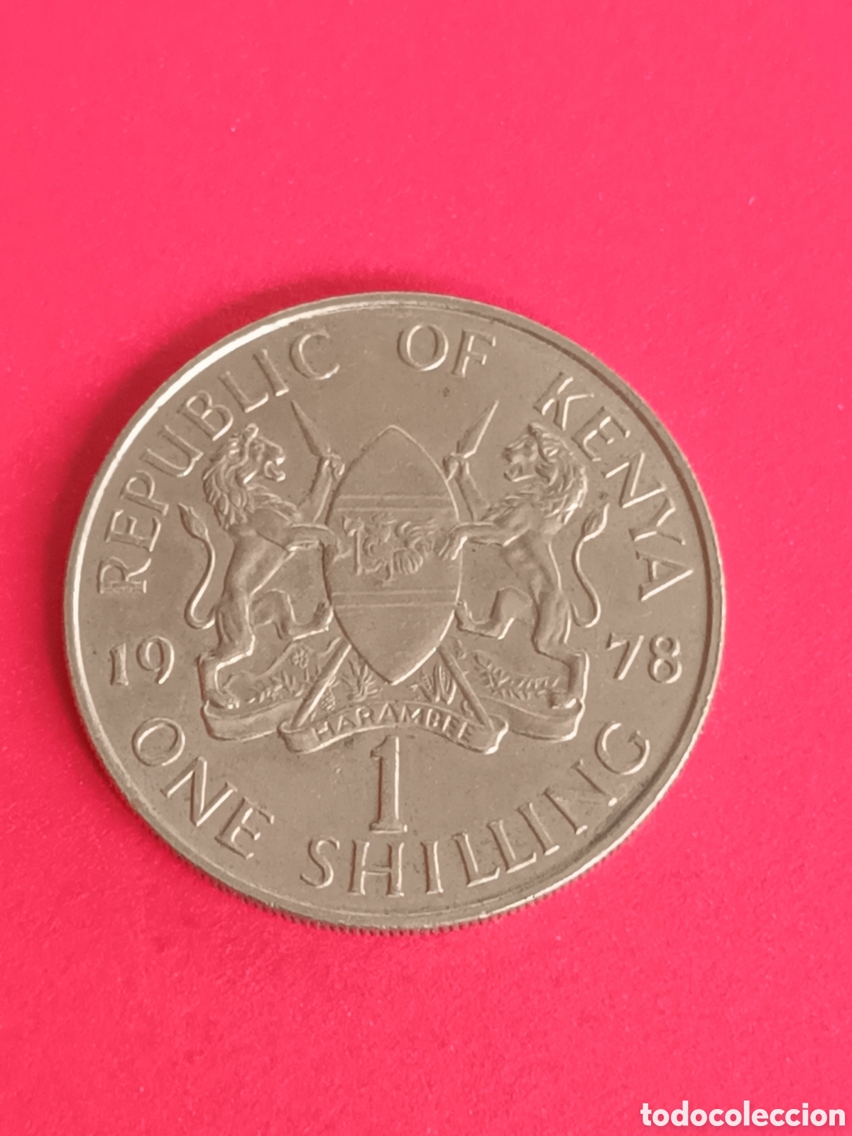 Monedas antiguas de &Aacute;frica: KENIA. 1 CHEL&Iacute;N DE 1978. - Foto 2