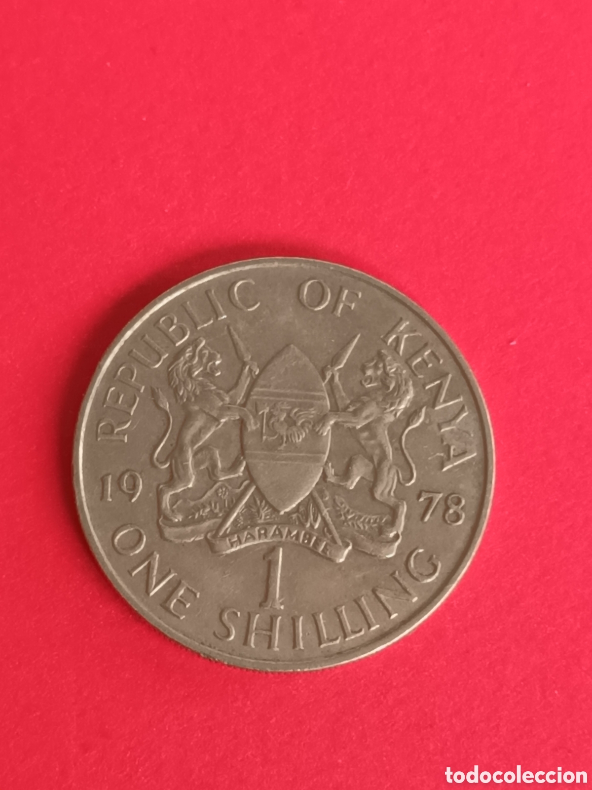 Monedas antiguas de &Aacute;frica: KENIA. 1 CHEL&Iacute;N DE 1978 - Foto 2