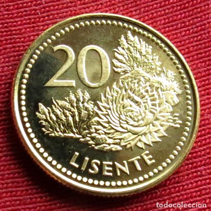 Monedas antiguas de &Aacute;frica: Lesotho 20 lisente 1998 UNC - Foto 1