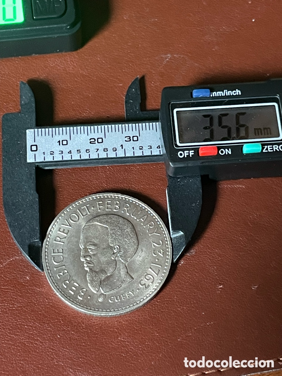 Monedas antiguas de &Aacute;frica: Moneda Guyana 1 d&oacute;lar - Foto 3