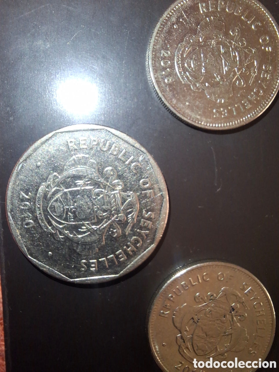 Monedas antiguas de &Aacute;frica: Monedas de las Islas seychelles - Foto 5