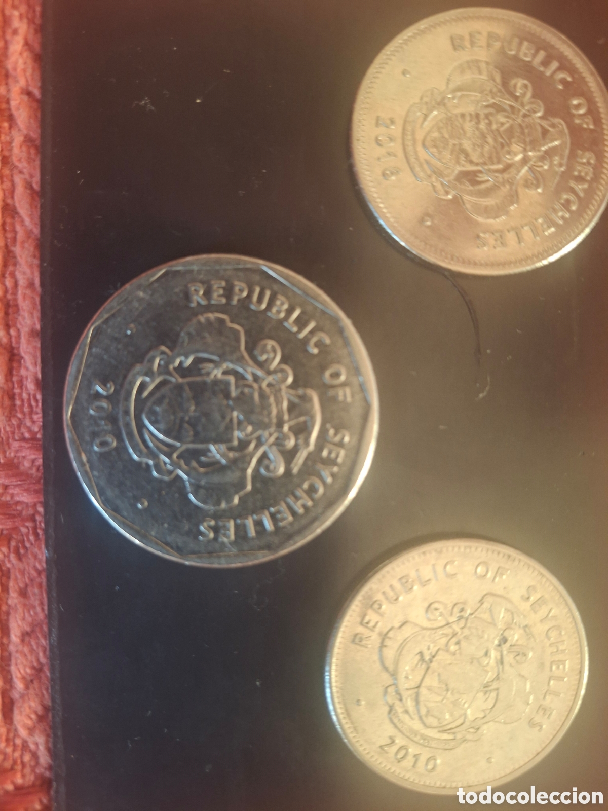 Monedas antiguas de &Aacute;frica: Monedas de las Islas seychelles - Foto 7