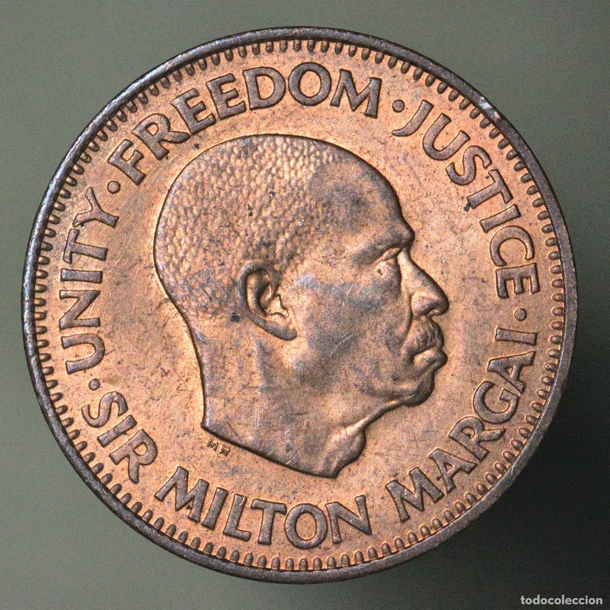 Monedas antiguas de &Aacute;frica: Half Cent 1964 Sierra Leona - Foto 1