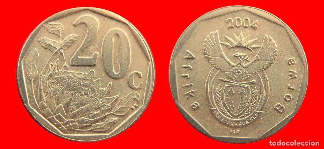 Alte M&uuml;nzen aus Afrika: 20 CENTAVOS 2004 SUDAFRICA-141855
