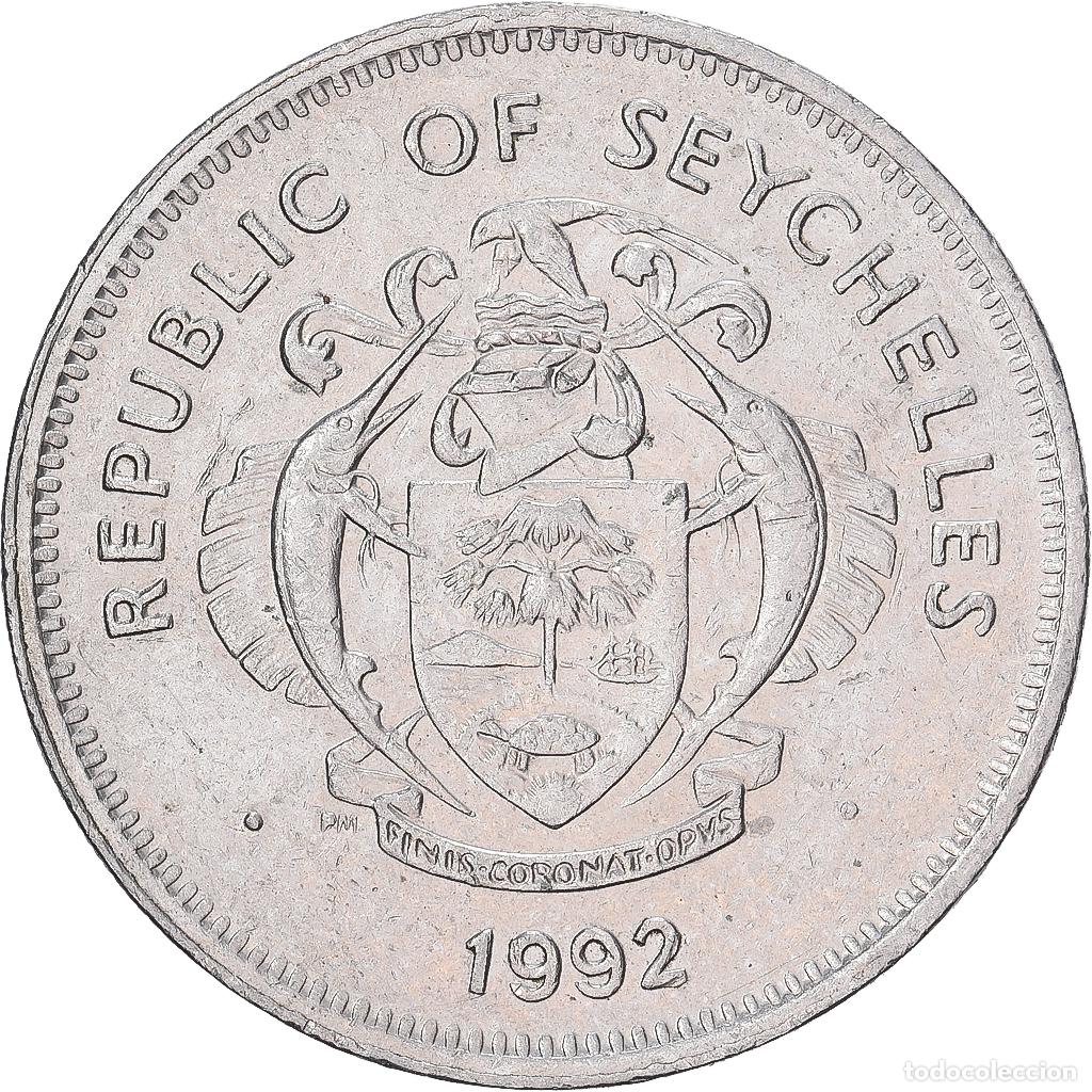 Monedas antiguas de &Aacute;frica: [#1223541] Seychelles, Rupee, 1992, Cobre - n&iacute;quel, MBC, KM:50.2